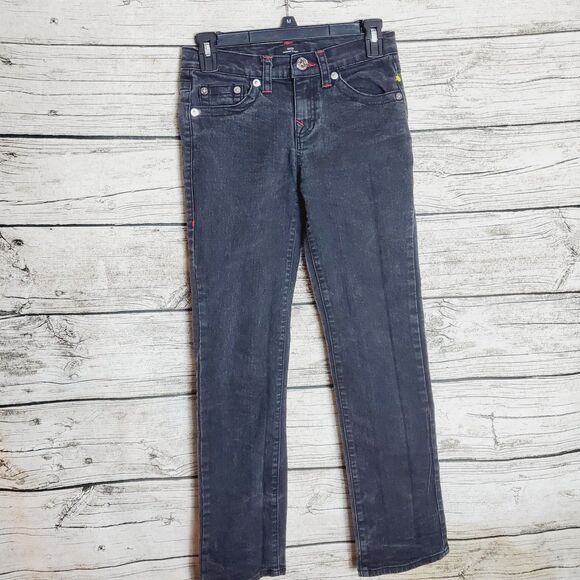 True Religion Ricky Relaxed Straight Jeans Size 12 - Picture 1 of 11